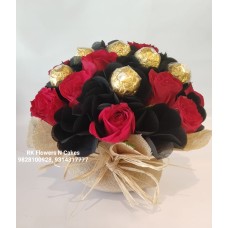 Rocher With Flowers Arrangement