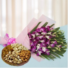 Orchids Dry fruit Hamper