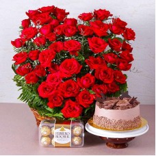 Cake Roses and Chocolates