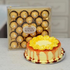 Ferrero Rocher & Butterscotch Cake