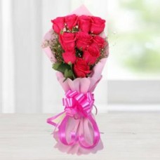 Pink Roses Bunch