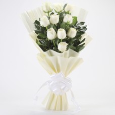 White Roses Bunch