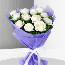 White Roses Bunch