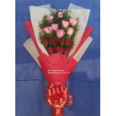 Red & Pink Roses Bunch