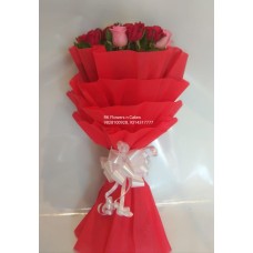 Red & Pink Roses Bunch