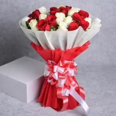 Red & White Roses