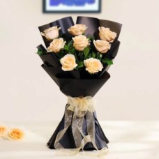 Peach Rose Bouquet