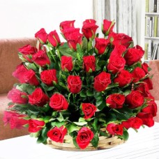 Red Rose Big Basket