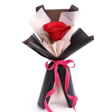 Single Rose Bouquet