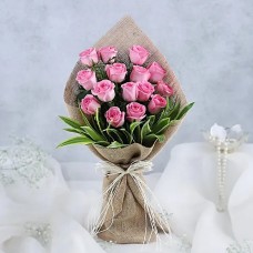 Sweet Pink Rose Jut Packing Bunch