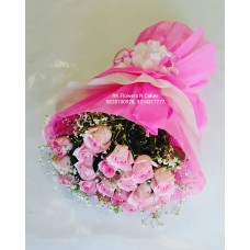 Pink Roses Bunch