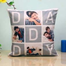 Personalised Grid Cushion