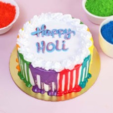 Happy Holi Fresh Cream Cake