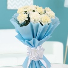 White Carnations Bunch