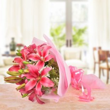 Pink Lilies