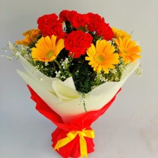 Gerbera & Carnation Bunch