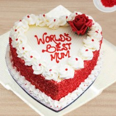 Heart Shape Red Velvet Cake