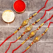 Set Of 4 Classic Rakhi