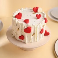 Valentine's Heart Red Velvet Cake
