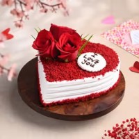 Rose Red Velvet Cake