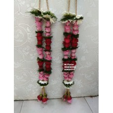 Wedding Mix Roses & Garbra Mala