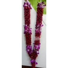 Wedding Rose Petals & Orchid Mala