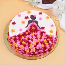 Women's Day Special Dress Cake 