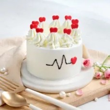 Love Pulse Mini Cream Cake