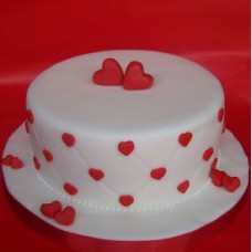 Round Shape Fondant Cake 2 Kg.