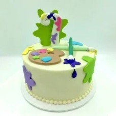 Artist Fondant Cake 