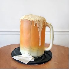 Beer Mug Fondant Cake 