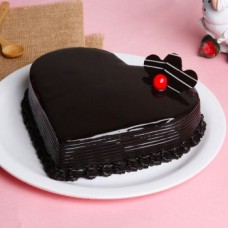 Heart Shape Chocolate Cake