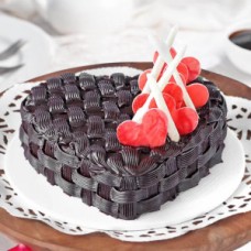 Heart Chocolate Cake