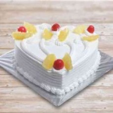 Heart Shape Pineapple Cake