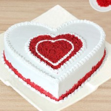 Heart Shape Red Velvet Cake