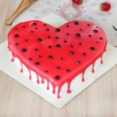 Beautiful Heart Shape Cake