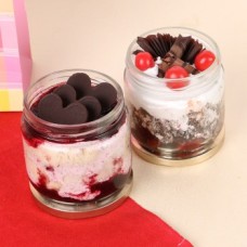 Black Forest & Strawberry Jar Cake