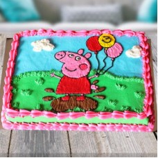 Peppa Pig Cake 1.5 Kg.