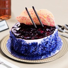 Blueberry Jelly Cake 