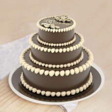 3 Tier Chocolate Truffle Cake 5 Kg.