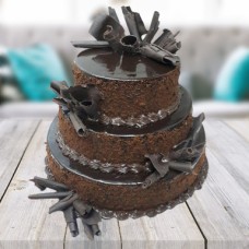 3 Tier Cake Chocolate 4 Kg.