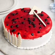 Vanilla Blueberry Cake 