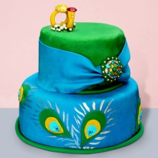 Royal Peacock Wedding Cake 3 Kg.