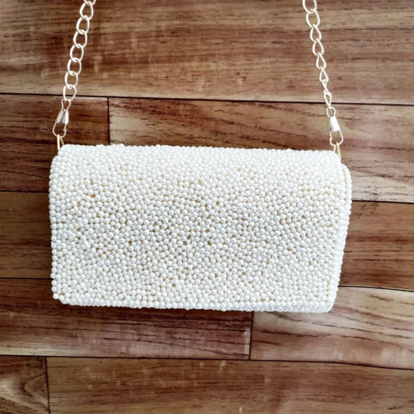 Handwork Fiber Clutch