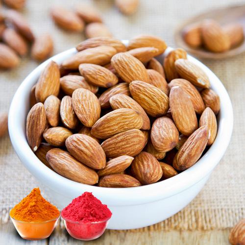 Almonds With Gulal
