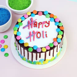 Happy Holi Fresh Cream Cake