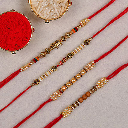 Set Of 4 Rakhi