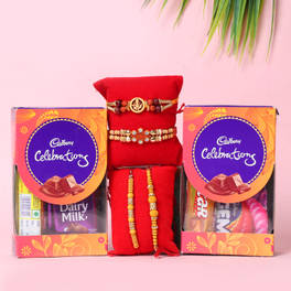 Chocolate With Rakhi Combo